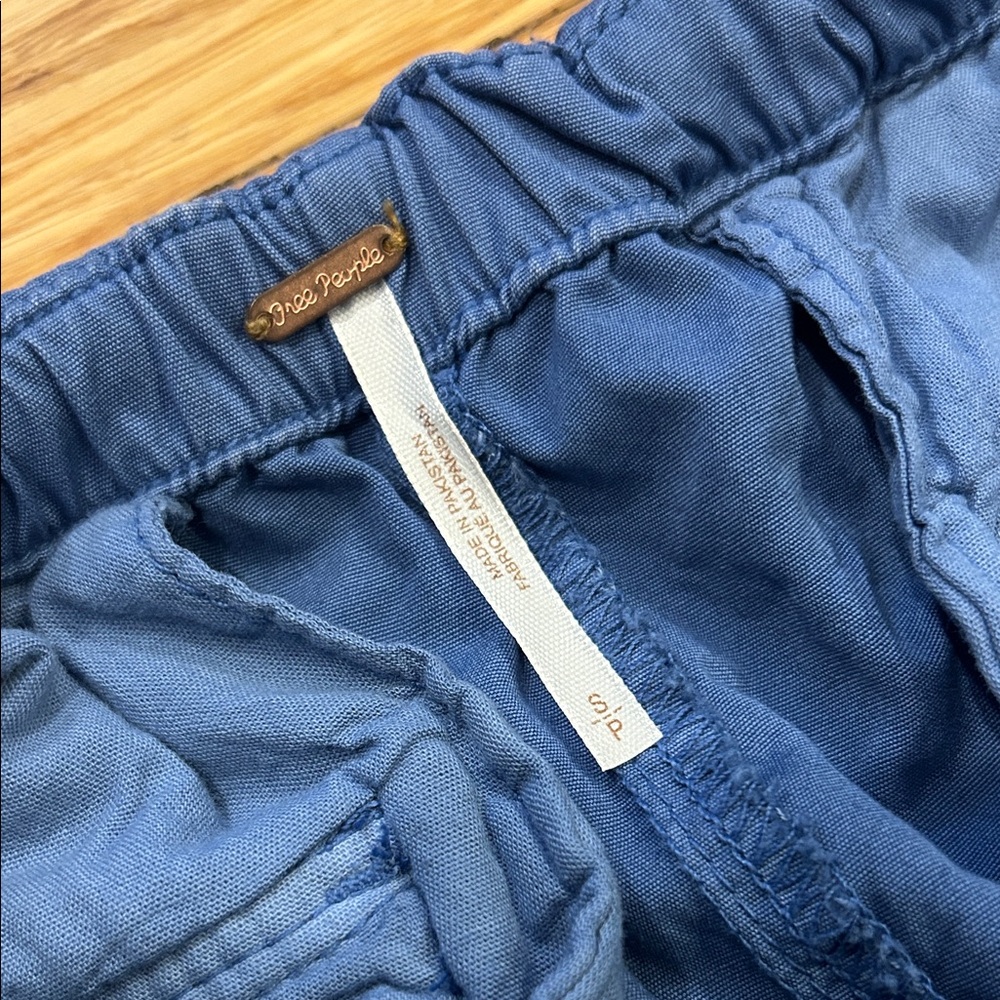 Free People Riverside Blue Parachute Boho Pants Women’s S - Picture 2 of 5